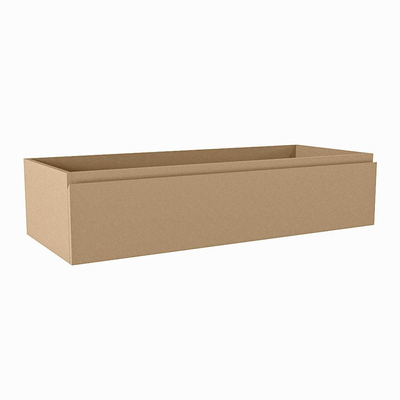 Mondiaz FOGE wastafelonderkast - 110x45x25cm - 1 lade - uitsparing links - softclose - Oro