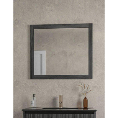 FugaFlow Eccelente Arredo miroir 80x70cm bois chocolate