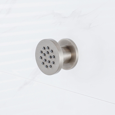 Fortifura Calvi zijdouche - 5cm - rond - 4 stuks - PVD - Geborsteld RVS PVD (RVS)