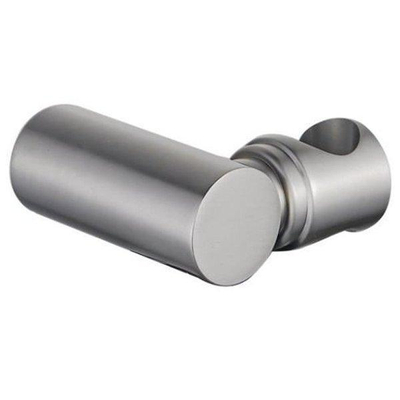 Fortifura Calvi Handdoucheset - diameter 12cm - rond - 3 straalsoorten - met houder - met gladde slang - 150cm - PVD - geborsteld RVS