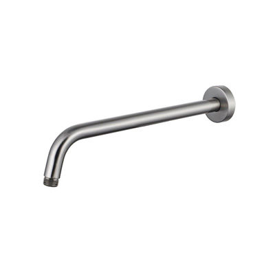 Fortifura Calvi Ensemble de douche pluie encastrable - thermostatique - bras mural - pommeau 25cm - barre curseur - douchette ronde - flexible lisse - Inox brossé