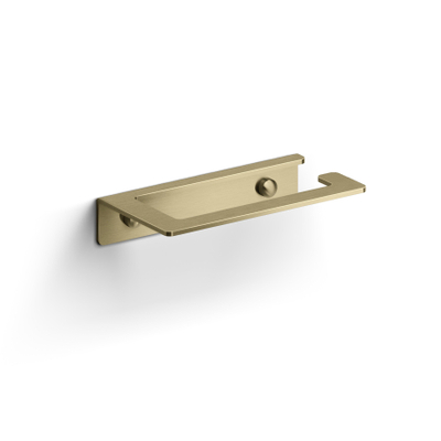 Clou Fold porte-rouleau de toilette sans couvercle or brossé PVD