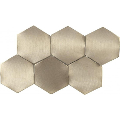 Ceralto Fenera Mosaic Mozaiektegel - 16.2x28cm - 4.0mm - Gold - per stuk