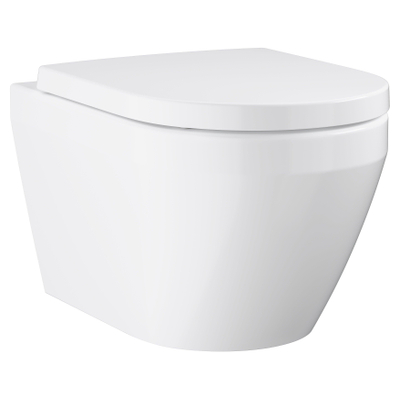GROHE Euro Ceramic hangtoilet - met zitting en deksel - voor inbouwsituaties