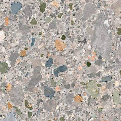 Ceralto Minera Chip Carreau de sol - 60x60cm - 9.5mm - rectifié - Multicolore