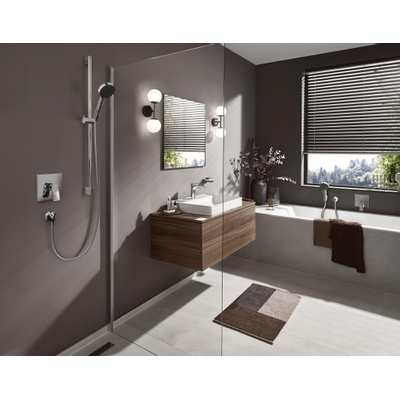 Hansgrohe vivenis mitigeur monocommande de baignoire encastré avec combinaison de sécurité intégrée en1717 blanc mat