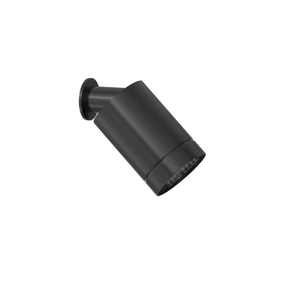 Hotbath Cobber Beam - 3 standen - hoofddouche met muurbevestiging - PVD - geborsteld zwart