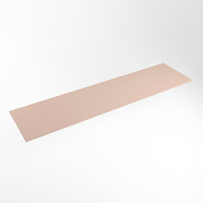 Mondiaz TOP 51 Plan vasque - 200x51x0.9cm - adapté comme tablette de recouvrement - Solid surface - Rosee