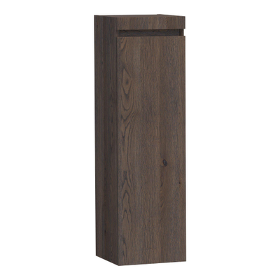 BRAUER Solution Badkamerkast - 120x35x35cm - 1 linksdraaiende deur - hout - black oak