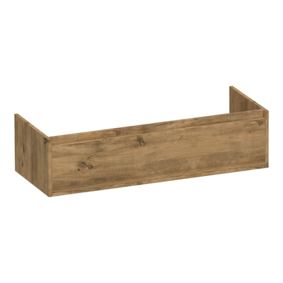 BRAUER Hope wastafelonderkast - 119x30x45.5cm - 2 softclose lades - greeploos - 2 sifon uitsparingen - Chateau