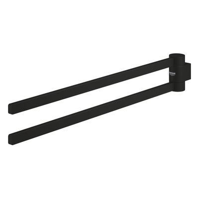 GROHE Selection Handdoekhouder - 40cm - dubbel - draaibaar - panthom black