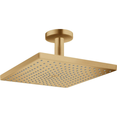 Hansgrohe Raindance E Square Douche de tête E300 1jet avec fixation plafond 15.8cm 30x30cm bronze brossé