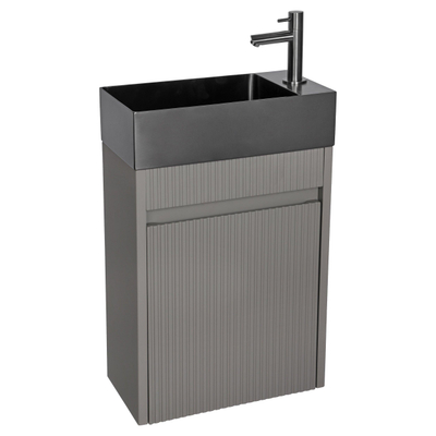 Differnz Hura Fonteinkast - 39.5x52x21.5cm - grijs eiken