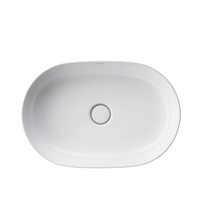 Duravit Luv lavabo à poser 60x40cm sans trou de robinet blanc