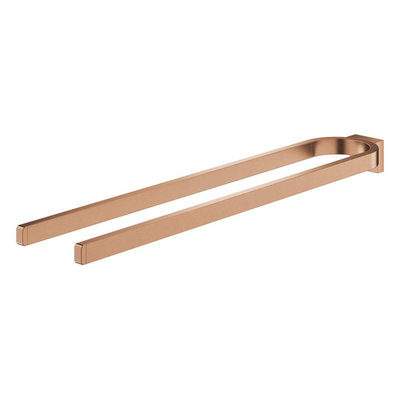 Grohe Selection Handdoekhouder - 36cm - dubbel - niet draaibaar - brushed warm sunset (koper)