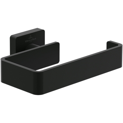 Villeroy & Boch Elements - Striking Toiletrolhouder - zonder deksel - 135x93x45mm - mat zwart
