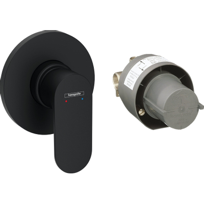 Hansgrohe Rebris s Eengreeps - inbouw douchemengkraan set - mat zwart