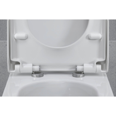 Duravit Universeel WC-zitting - 37.2x48.8x5.1cm - met softclose - met quickrelease Polypropyleen - wit