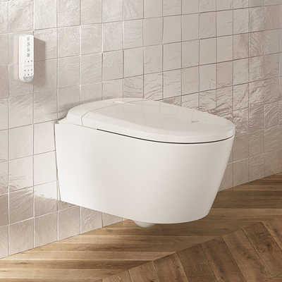 Villeroy & Boch Viclean douche wc - 61.2cm directflush ovaal CeramicPlus - spoelrandloos - White Alpine (wit)