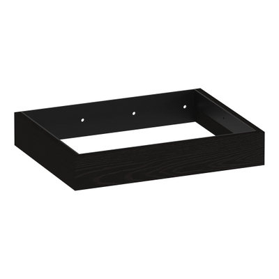 BRAUER Amaze wastafelonderkast 60 met geïntegreerde ophangbeugel Timber Black