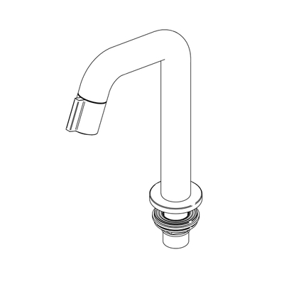 IVY Pact Robinet lave-main eau froide Contour - bas - Nickel brossé PVD