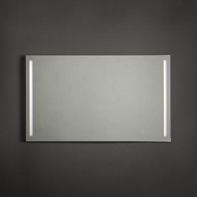Adema Squared badkamerspiegel 120x70cm met verlichting links en rechts LED met spiegelverwarming en sensor schakelaar
