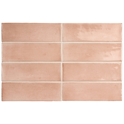 SAMPLE Terravito Ardeno Koko Voor wandtegel - 150x50cm - 8mm - Roze