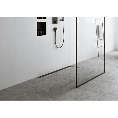 Hansgrohe RainDrain Match douchegoot - 120cm - mat zwart