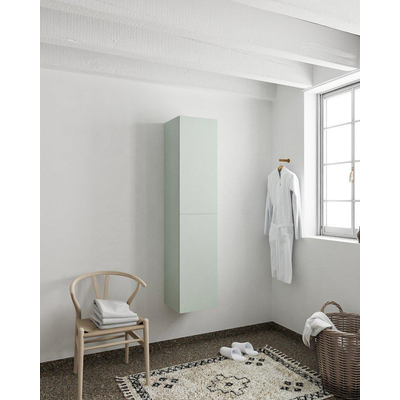 MONDIAZ BEAM Colonne de salle de bain suspendu 35x160x35cm avec 2 portes Greey