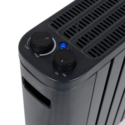 Eurom RAD radiateur - 48x15x42cm - 1000 watt - sur pied - métal noir mat