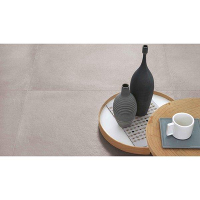 SAMPLE Ceralto Rovino Concrete Vloer- en wandtegel 7x28cm 9mm R9 porcellanato Vanilla