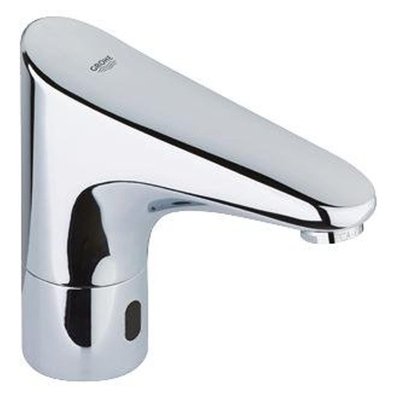 Grohe Europlus E Waterbesparende Wastafelkraan - met infrarood - zonder menging - met batterijvoeding 6V - chroom