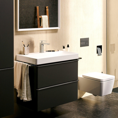 Hansgrohe Tecturis E wastafelkraan - voorsprong 14.4cm - coolstart - met trekwaste - chroom