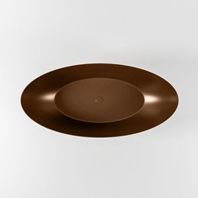 MONDIAZ FLOAT Baignoire îlot - 170x80cm - rouille