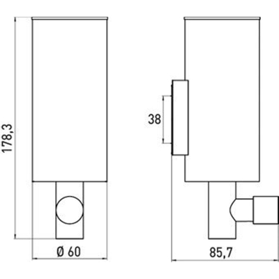 Emco System 2 distributeur de savon chrome