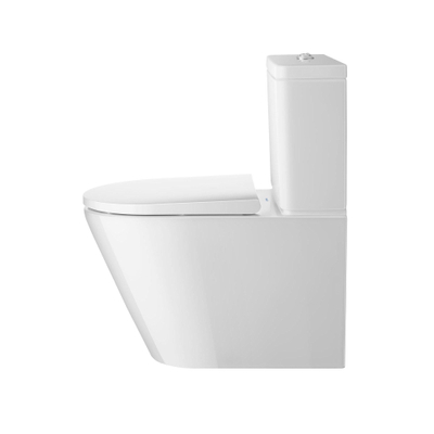 Duravit D-neo Duoblokpot - diepspoel - rimless vario - 37x65x40cm - zonder reservoir - glans wit