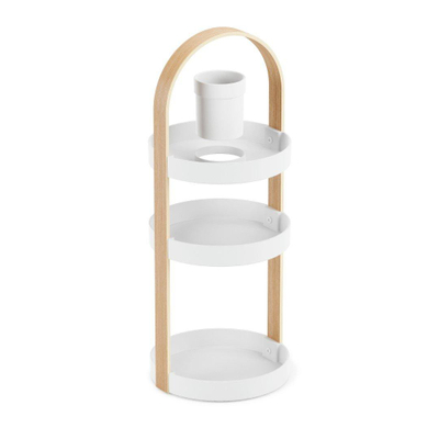Umbra Bellwood boîte de rangement 20x20x50cm Plastique Blanc/naturel