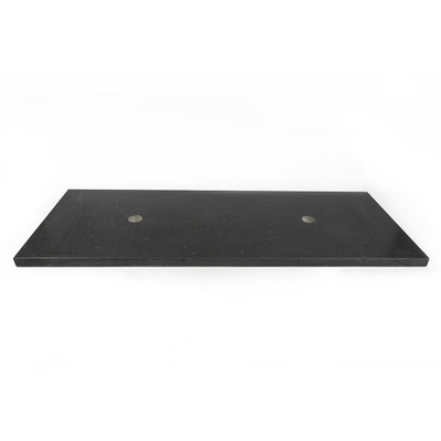 Saniclass Prime meubelset incl basalt topblad en 2x waskom - 120x55x45.9cm - mat cotton (beige) showroommodel
