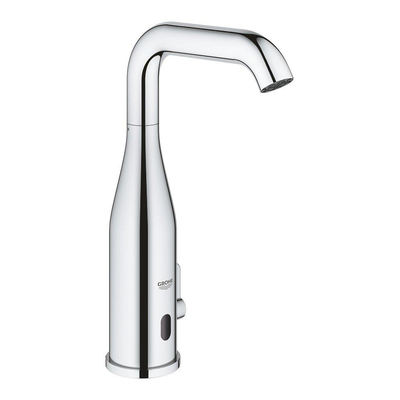 GROHE Essence Robinet de lavabo Pose sur plan - bec 12.7cm - électronique - Adaptateur - 230V - chrome