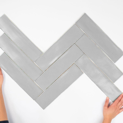 Cifre Ceramica Colonial Carrelage mural - 7.5x30cm - 8.6mm - Rectangle - Gris mat