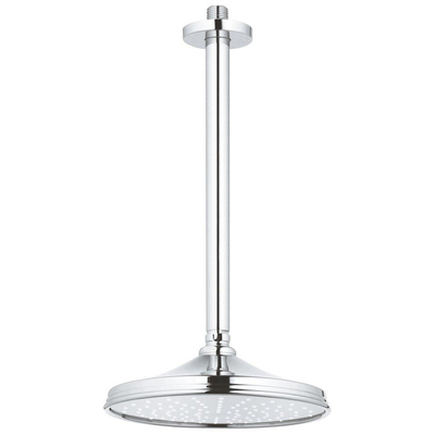 GROHE Rainshower Bras de plafond - 29cm - rosace ronde - chrome