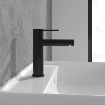 Villeroy & Boch Universal bonde de vidage - push to open - Rond - noir mat