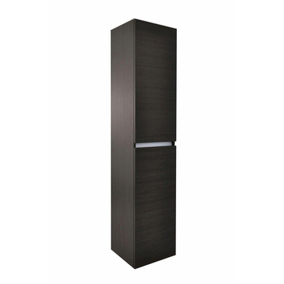 Wiesbaden Vision colonne armoire 2 portes 160x35x35 cm grain de bois gris