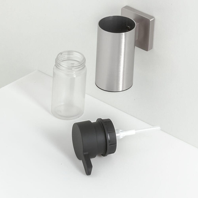 Tiger Dock Distributeur de savon - modèle mural - 90 ml - inox brossé