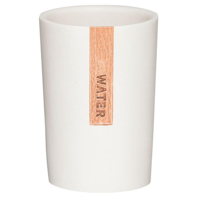 Sealskin Pierra Gobelet porte-brosses à dents Polyresin Blanc