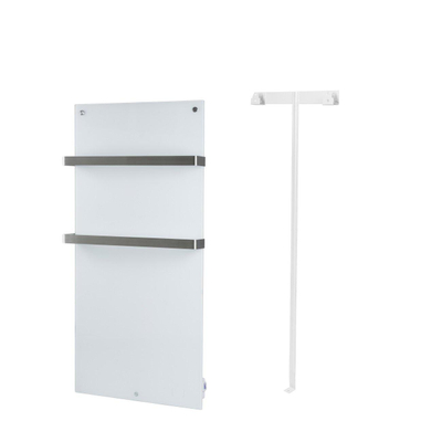 Eurom Sani 1000 Comfort Chauffage de salle de bains 127x55cm Wifi 1000watt Verre Blanc