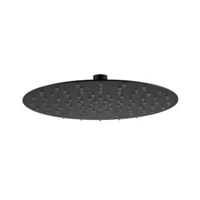 Napolihoofddouche rondØ25cm9L/min.mat zwart