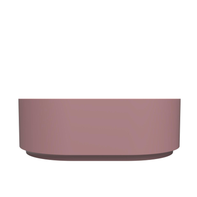 Arcqua Case waskom - 40x28cm - Ovaal - Cast marble Roze Mat