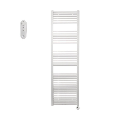 Sanicare HVS Elektrische Radiator - 172x45cm - 920W - met afstandsbediening - thermostaat - wit - rechtsonder - wit