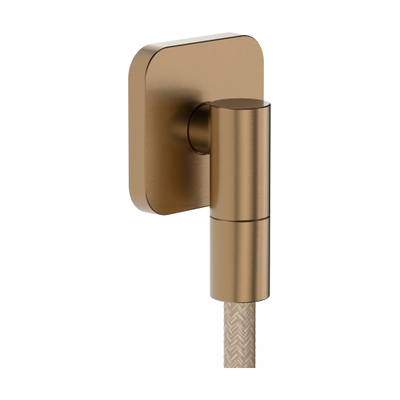 Hansgrohe Fixfit fine q Muuraansluitbocht - zonder terugslagklep - brons
